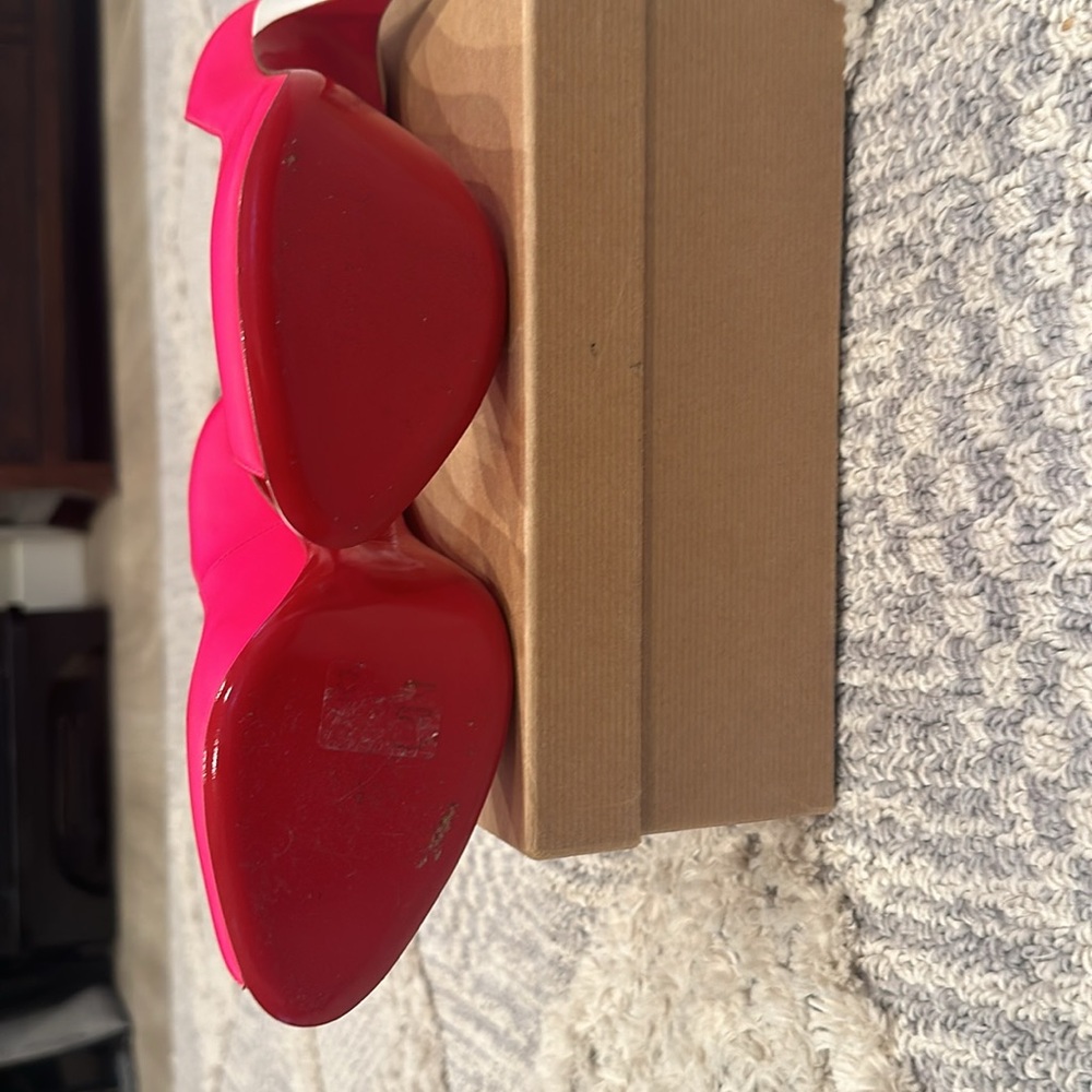 Christian Louboutin Youpi 120 - Fushia/White - Picture 3 of 6